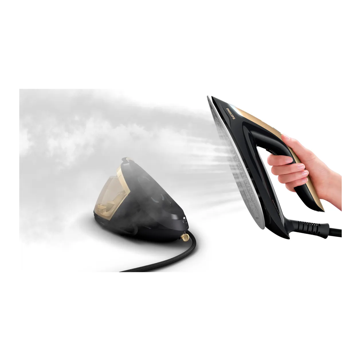 Philips Perfectcare 8000 Series Steam Generator Iron Black Copper Coloured Worldshop