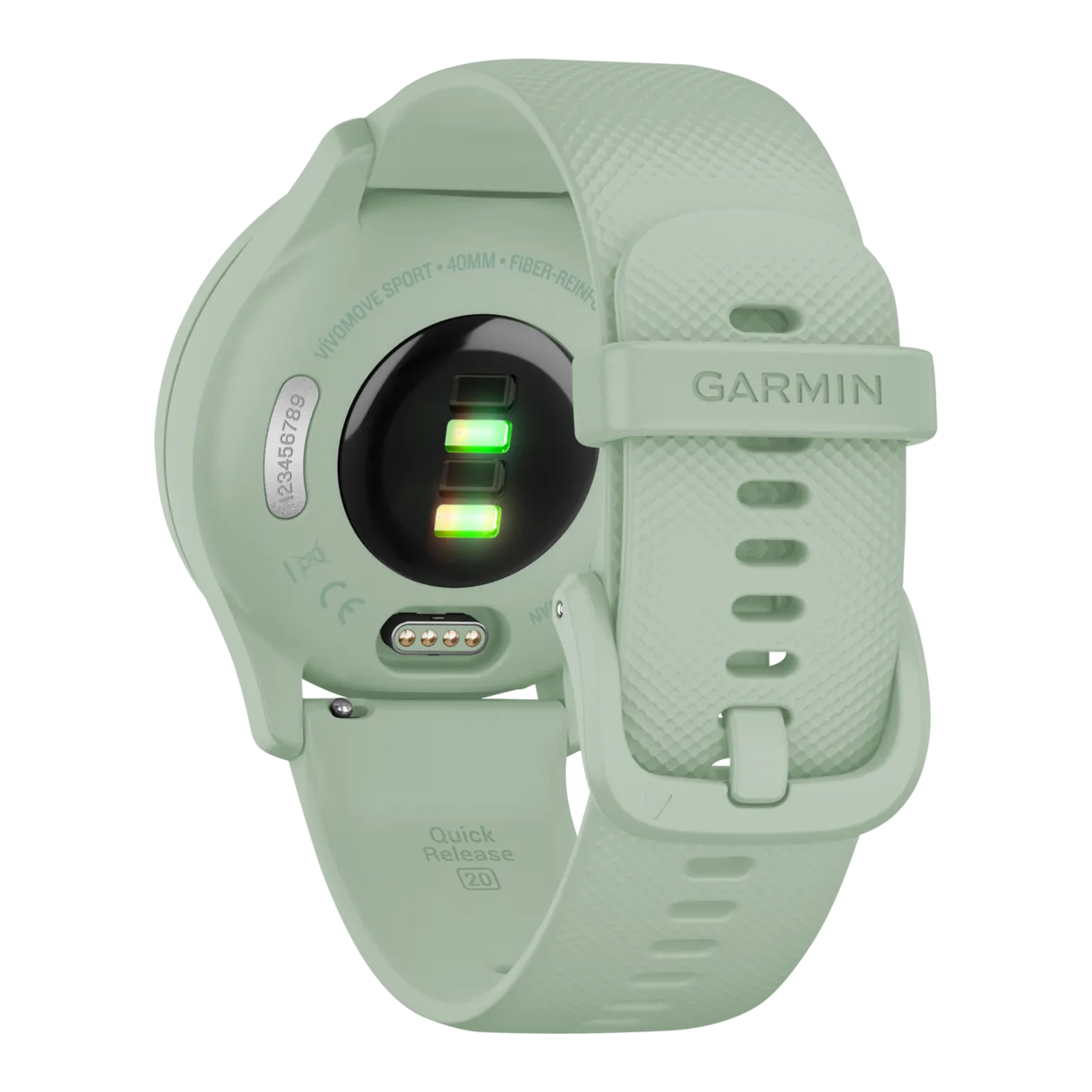 Garmin vívomove® Sport Smartwatch, Mint/Silver