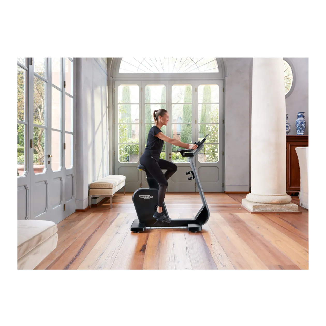 Technogym Cycle Fahrradergometer, Meteor Black