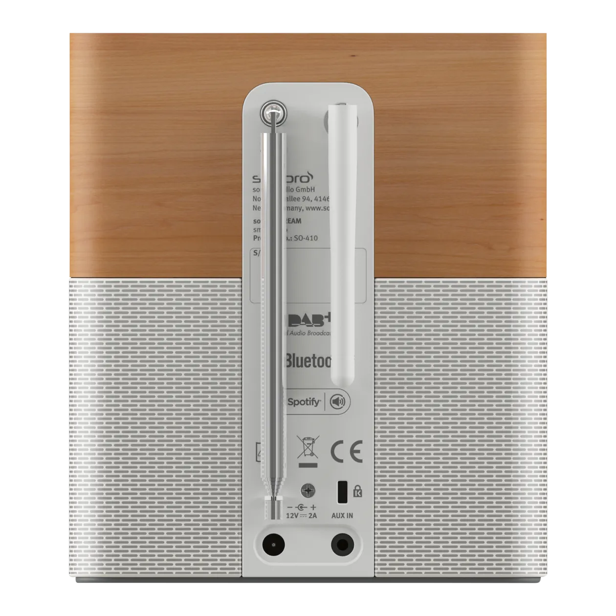 sonoro Stream Internet Radio, Maple/White