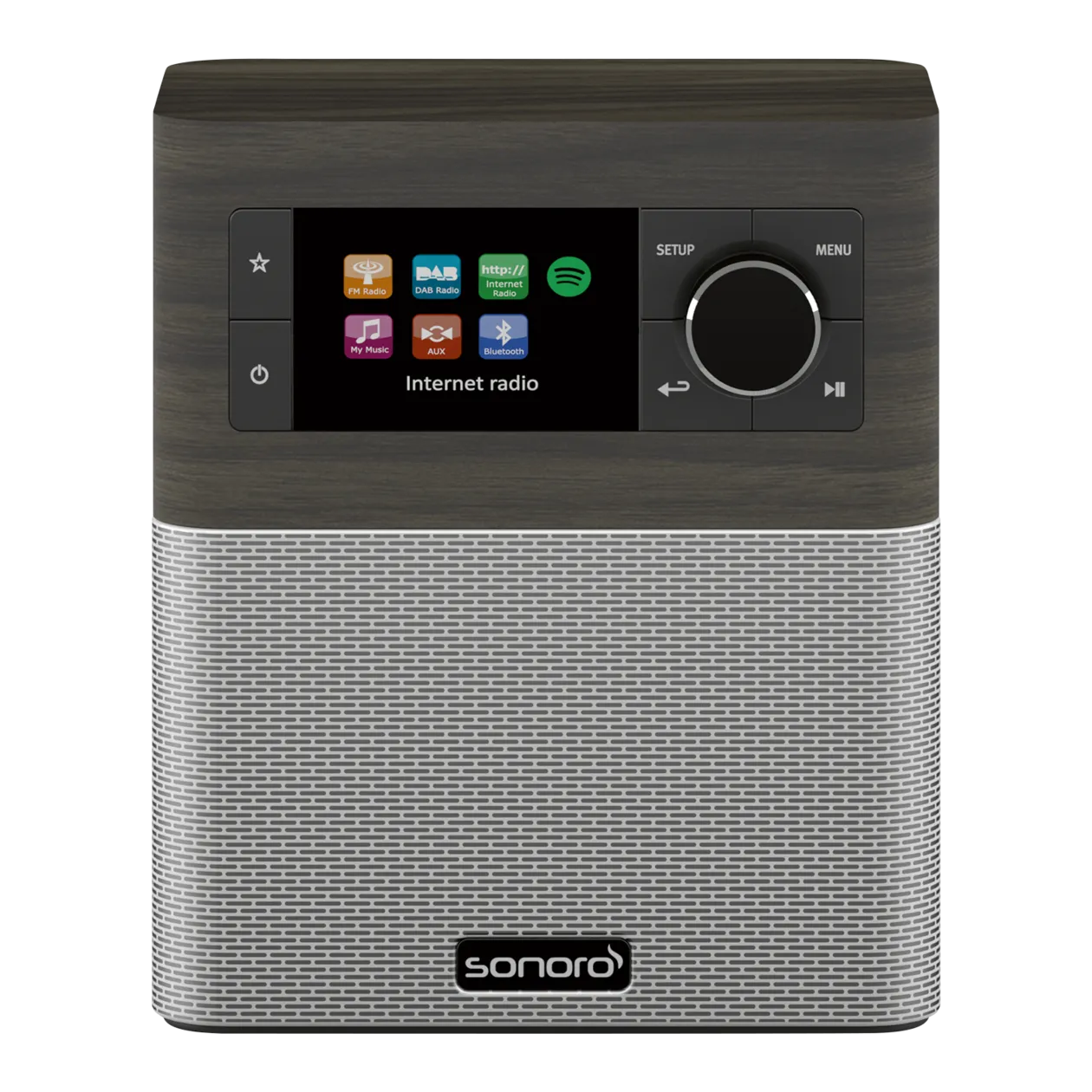 sonoro Stream Internet Radio, Bog Oak/Silver