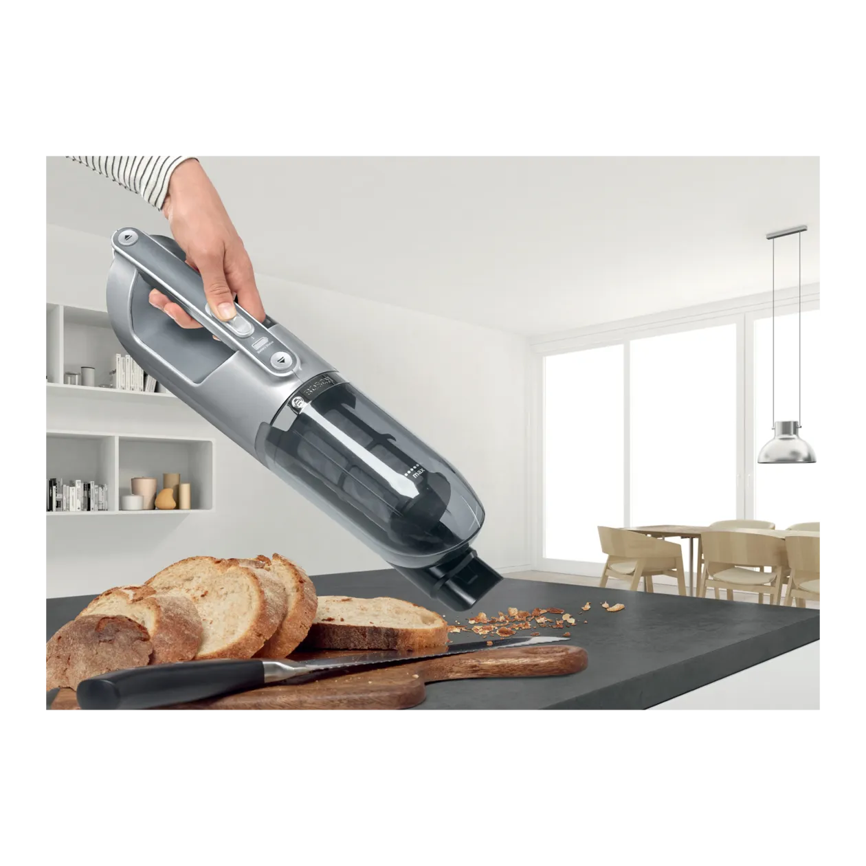 Bosch Serie 4 Flexxo Gen2 Akkustaubsauger, Silber