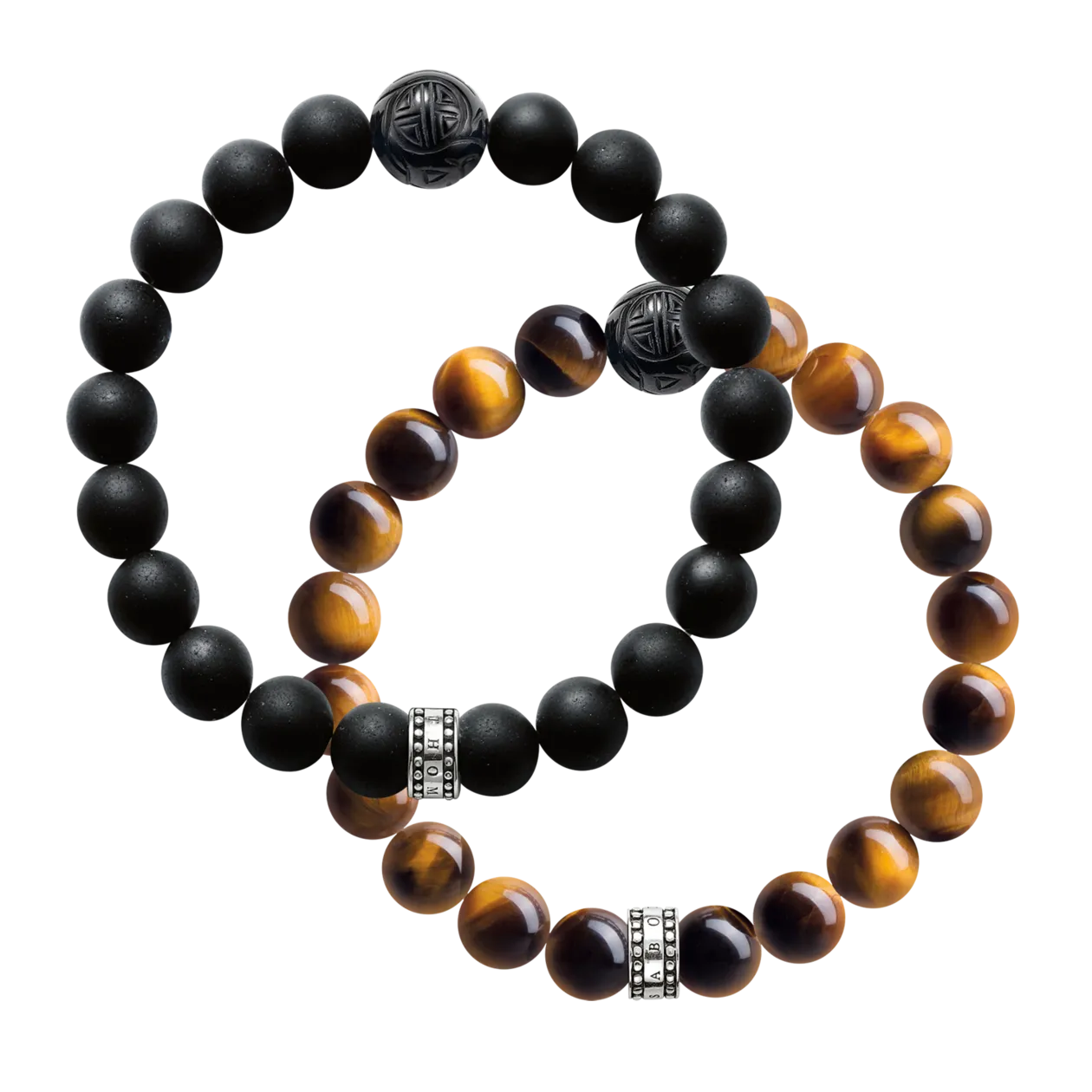 THOMAS SABO Bracelet Set, Black/Brown