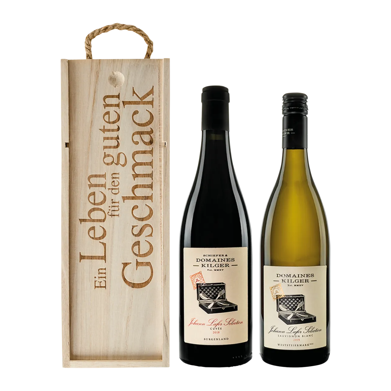 Johann Lafers Coffret de 2 bouteilles de vin, Autriche