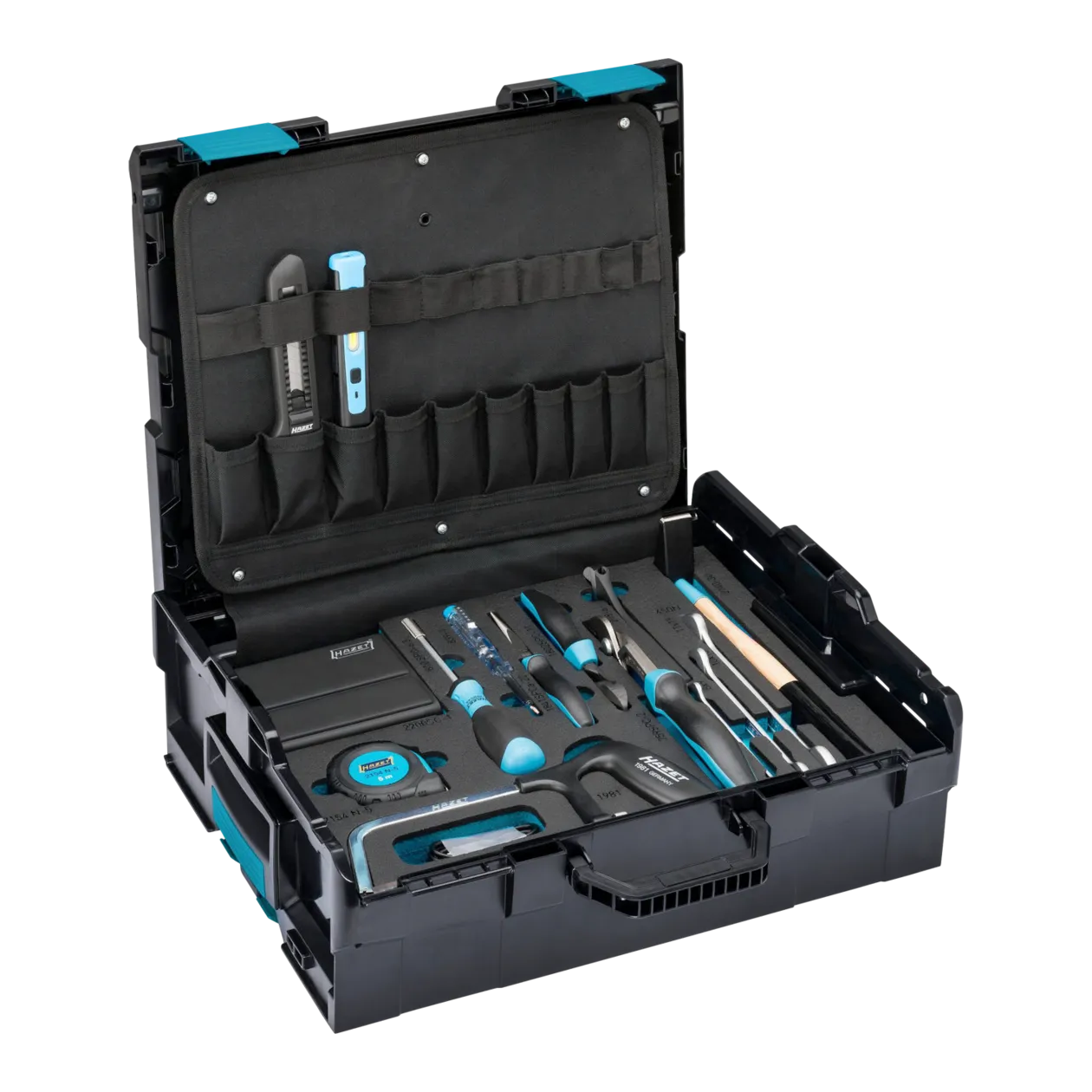 HAZET Professional Toolbox, 83 pcs., HAZET Blue