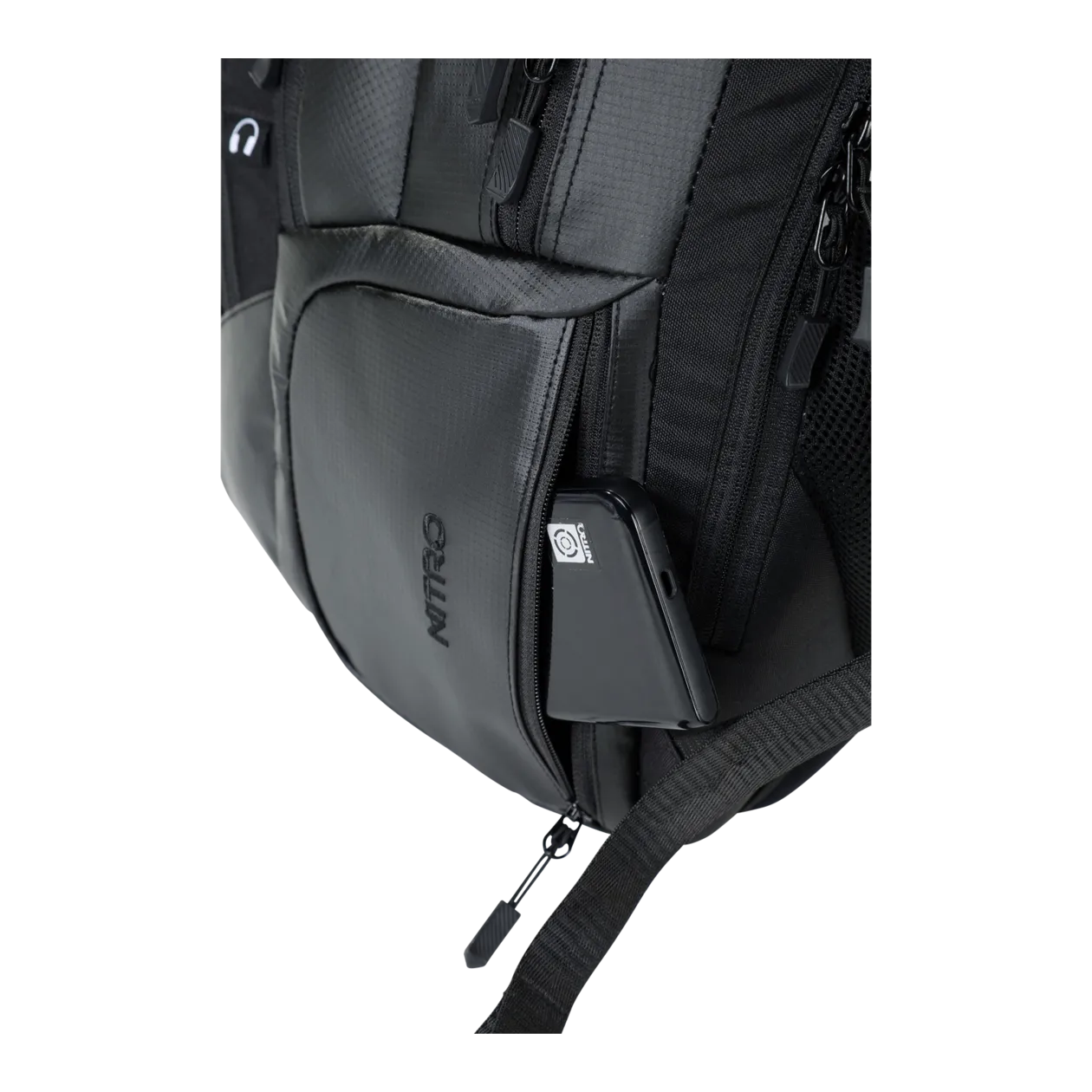 Nitro Chase Backpack, Tough Black