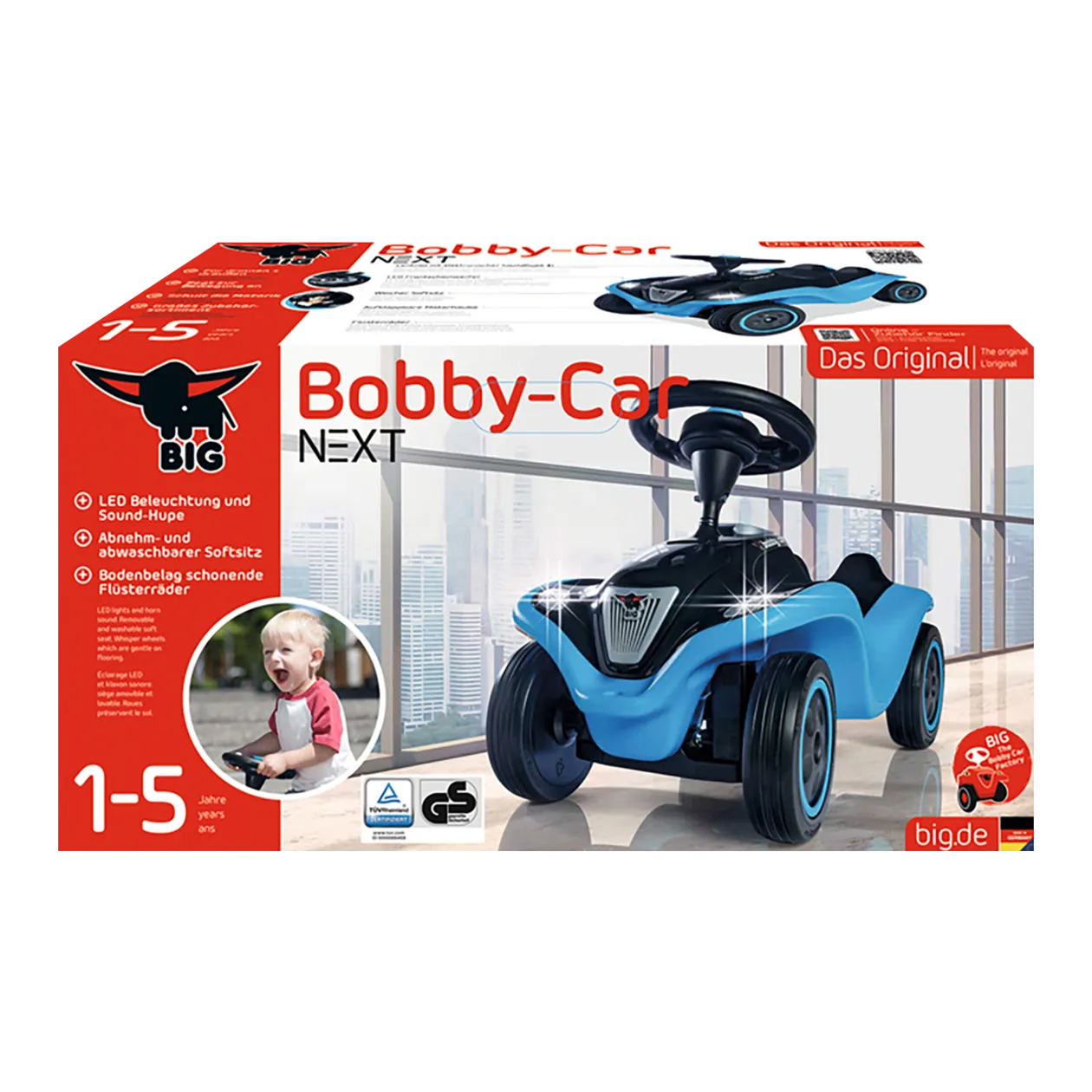 BIG Bobby Car NEXT Ride-on Car, Blue