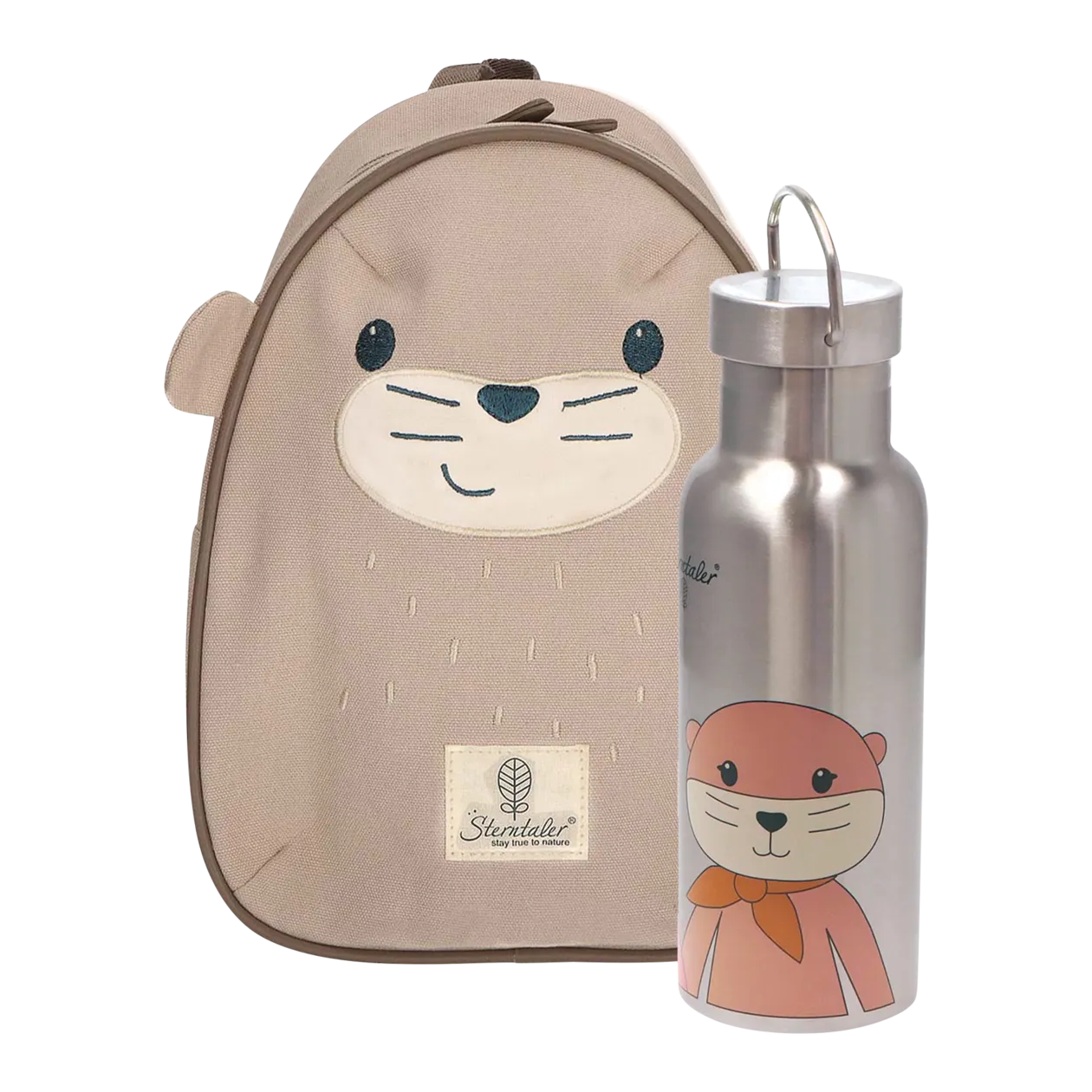 Sterntaler On the Road mit Otter Otti Set Rucksack + Trinkflasche