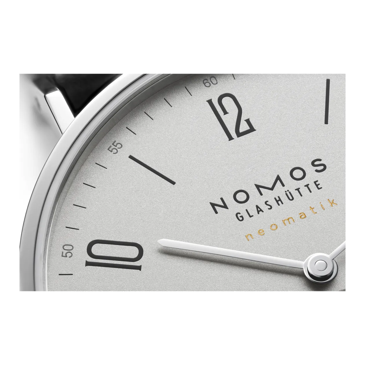 NOMOS Glashütte Tangente neomatik 39 platingrau Automatikuhr, Platingrau