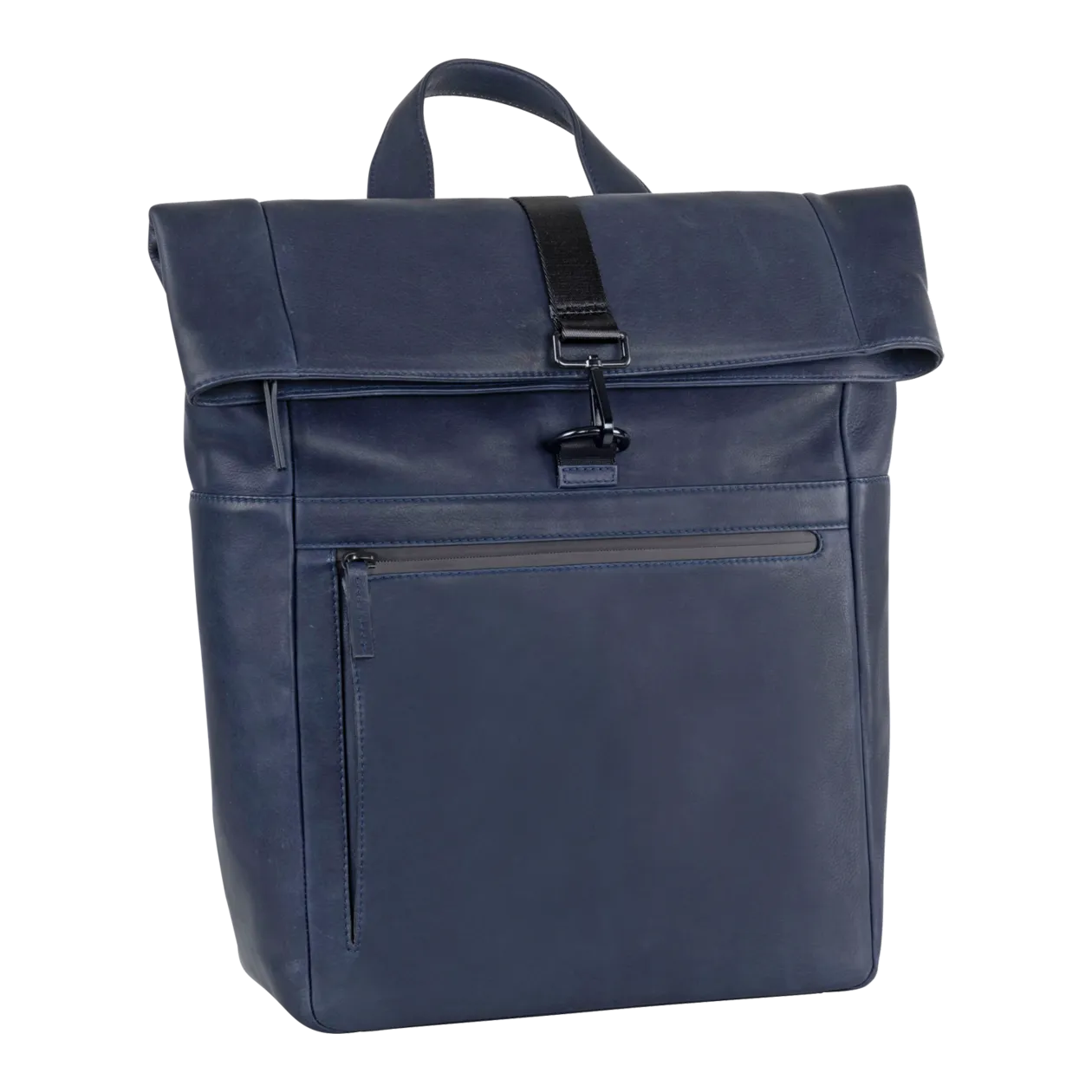 Leonhard Heyden Den Haag Rucksack Rolltop, Blau