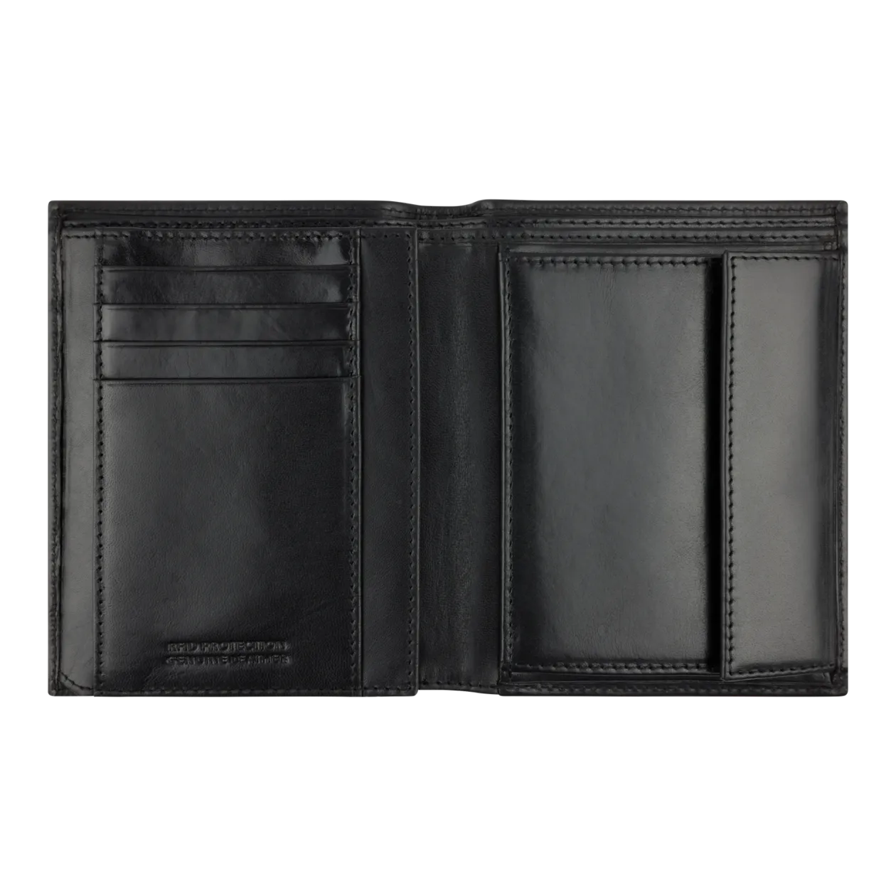 bugatti Nobile Wallet, Portrait Format, Black