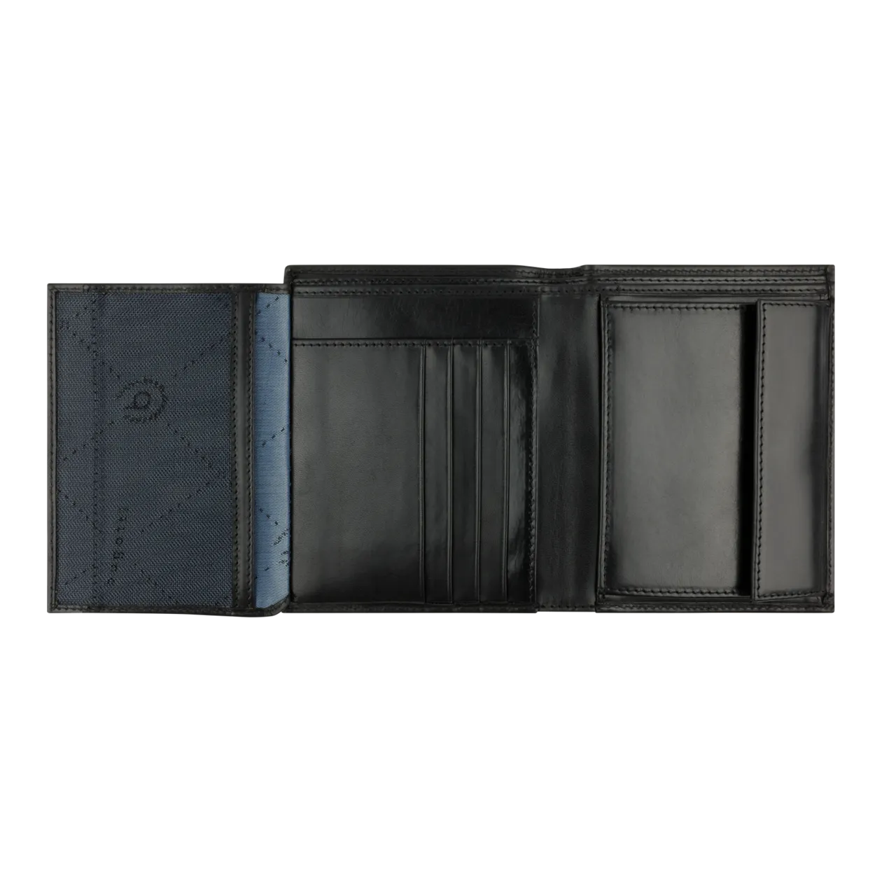 bugatti Nobile Wallet, Portrait Format, Black