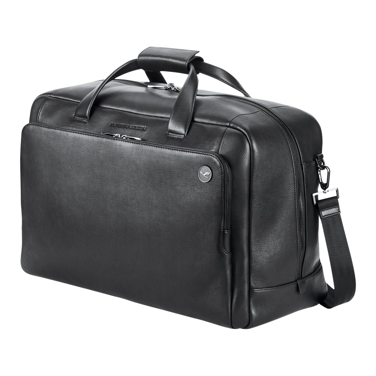 Porsche Design Lufthansa Roadster Sac de voyage, cuir, noir