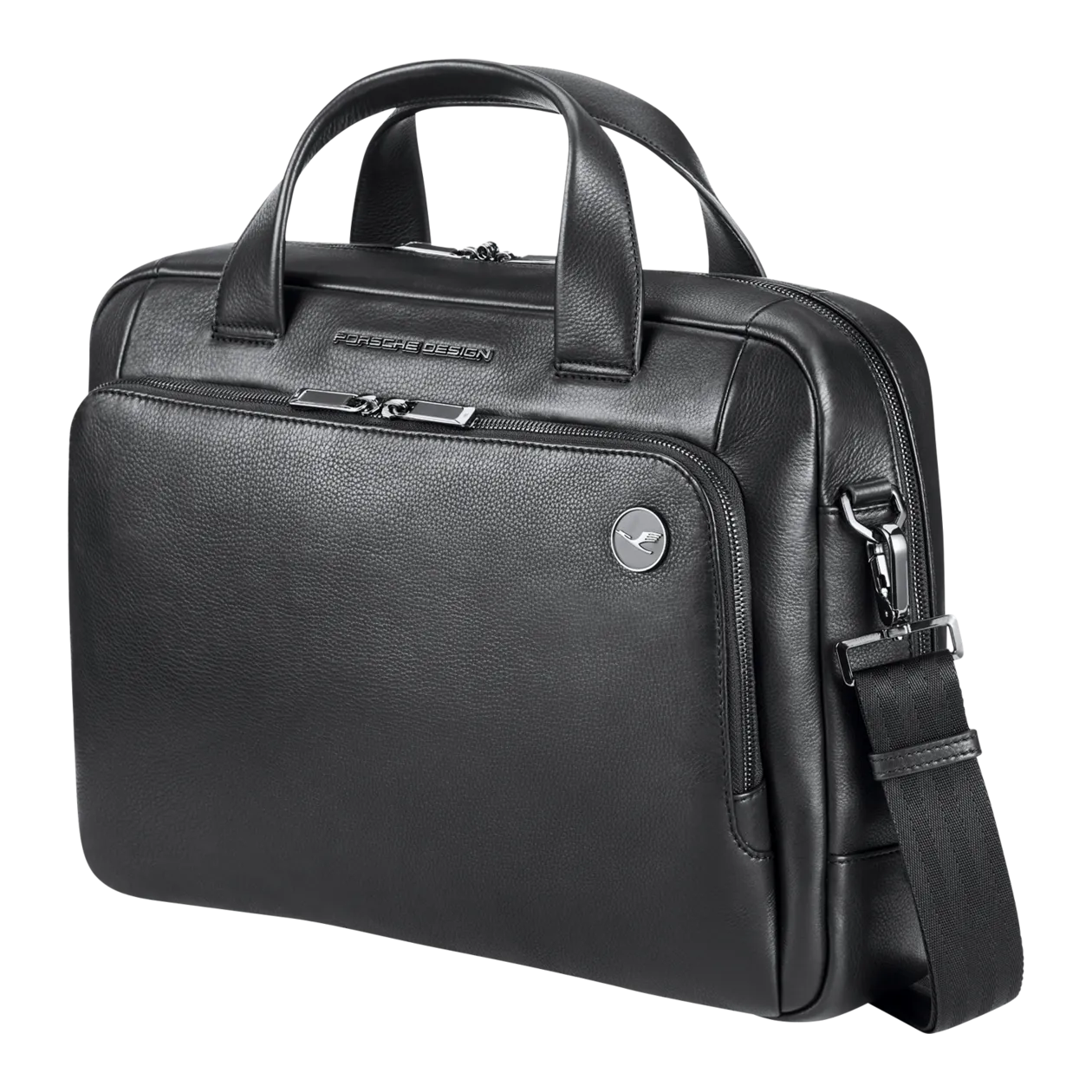 Porsche Design Lufthansa Roadster Sac d'ordinateur, cuir, noir