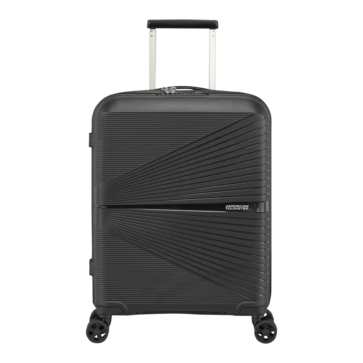 American Tourister Airconic Spinner 55/20 TSA Cabin Trolley, Onyx Black