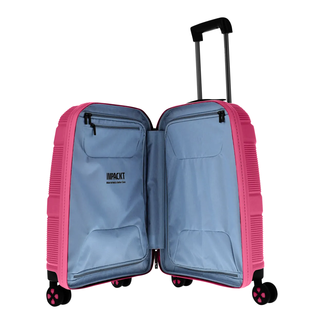 IMPACKT IP1 USB Port Trolley S, 4-Wheel, Flora Pink