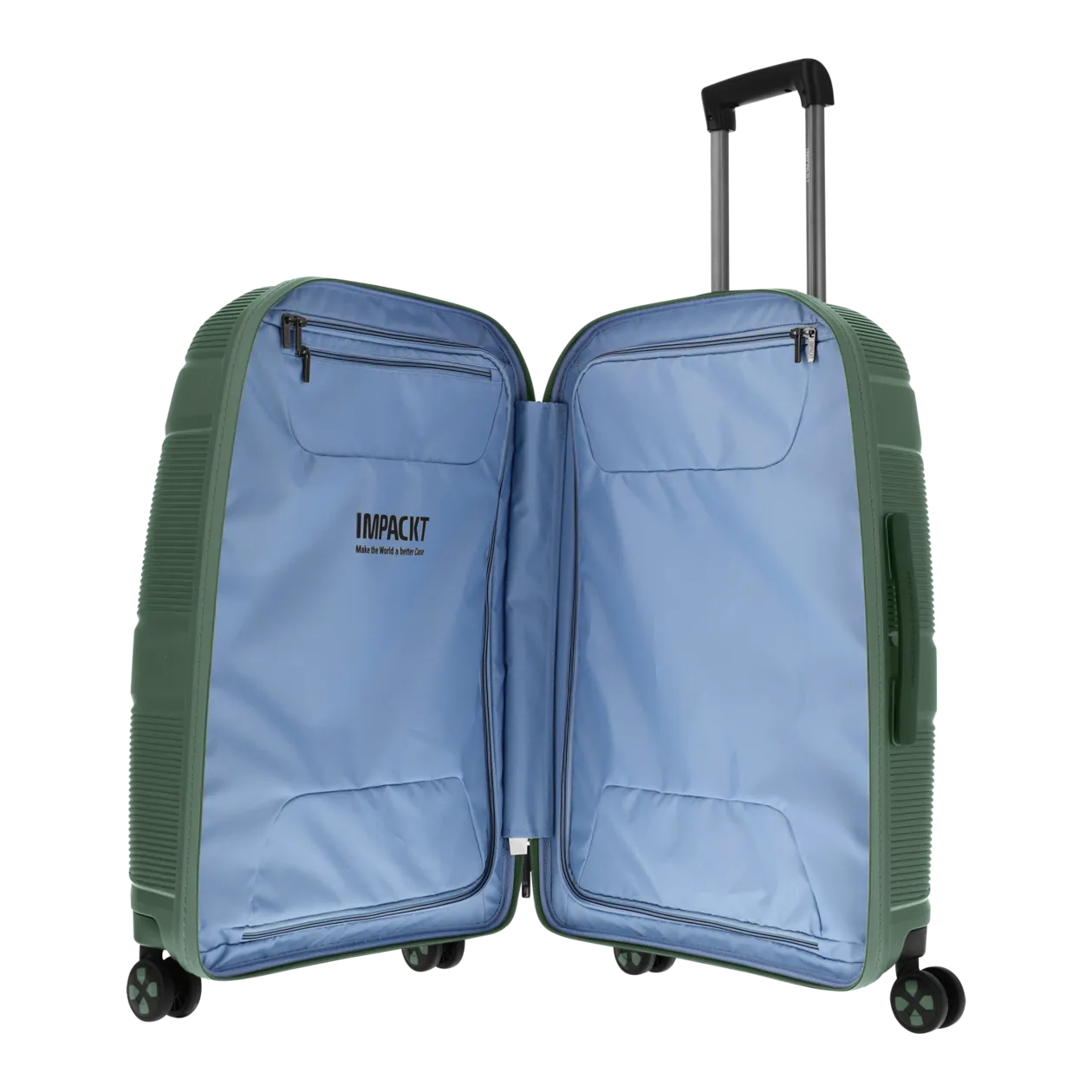 IMPACKT IP1 Valise à roulettes M, 4 roulettes, Deep Sea Green