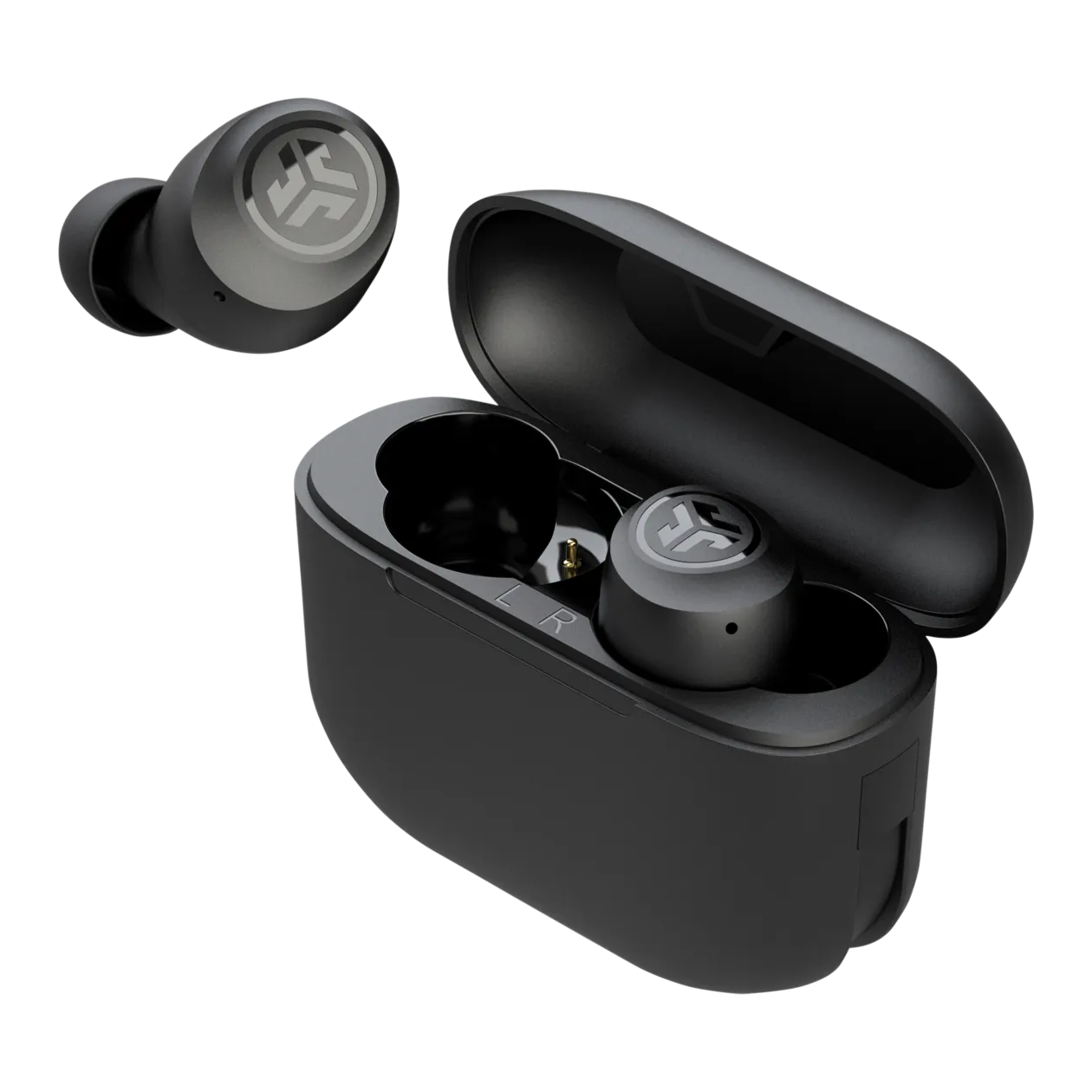 JLab GO Air POP True Wireless Headphones, Black