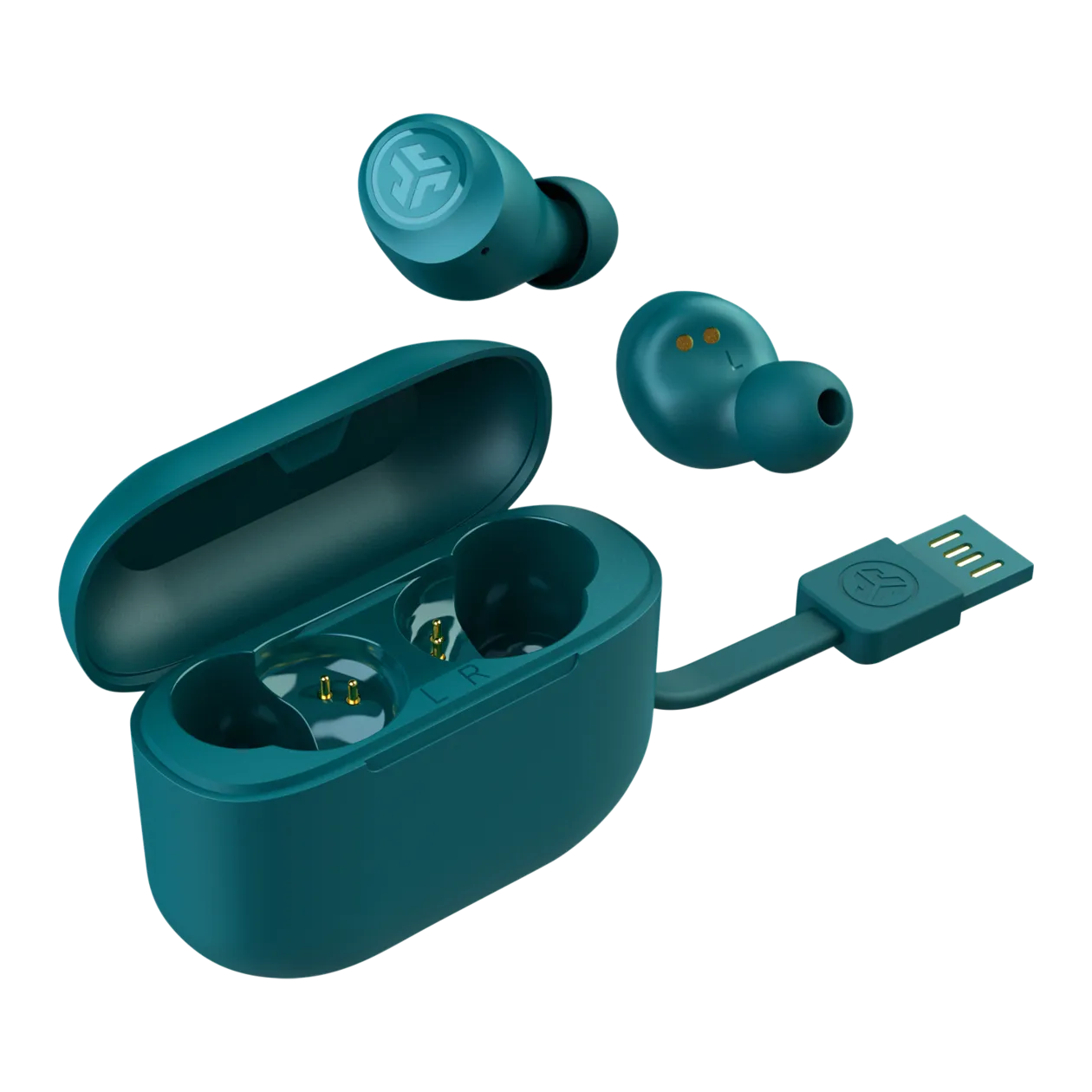 JLab GO Air POP True Wireless Écouteurs, turquoise