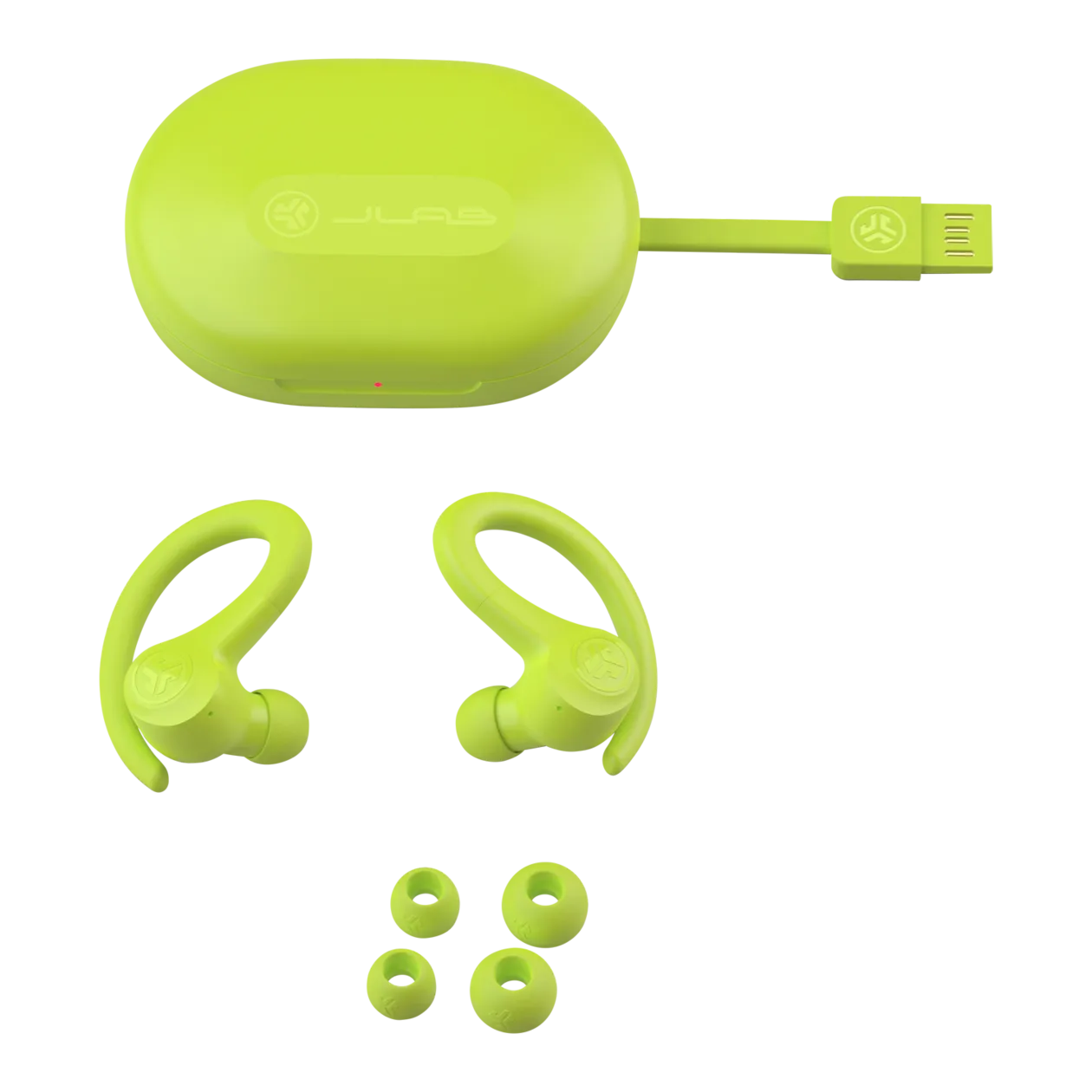 JLab GO Air Sport True Wireless Headphones, Yellow