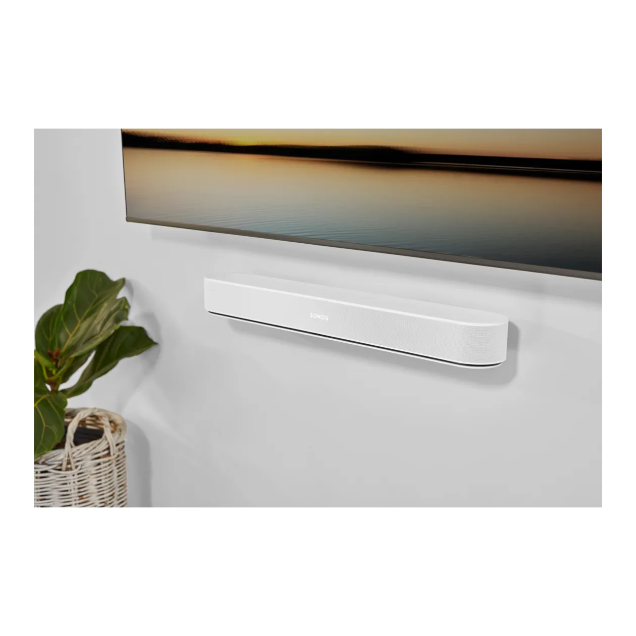 Sonos Beam (Gen 2) Barre de son intelligente Wi-Fi, blanc