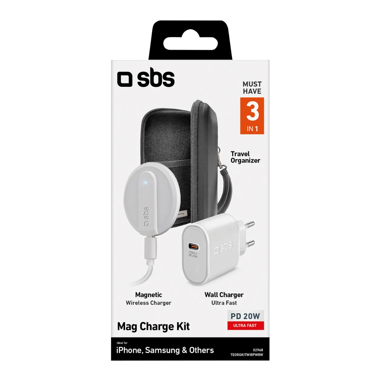 SBS Mag Kit de charge, blanc