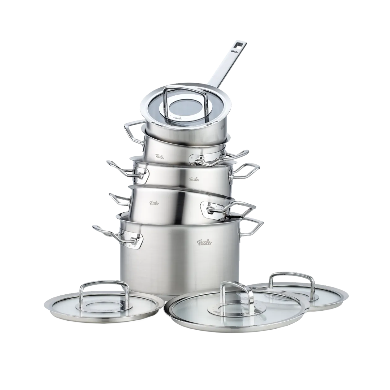 Fissler Original-Profi Collection® Batterie de cuisine, 5 pièces, argenté