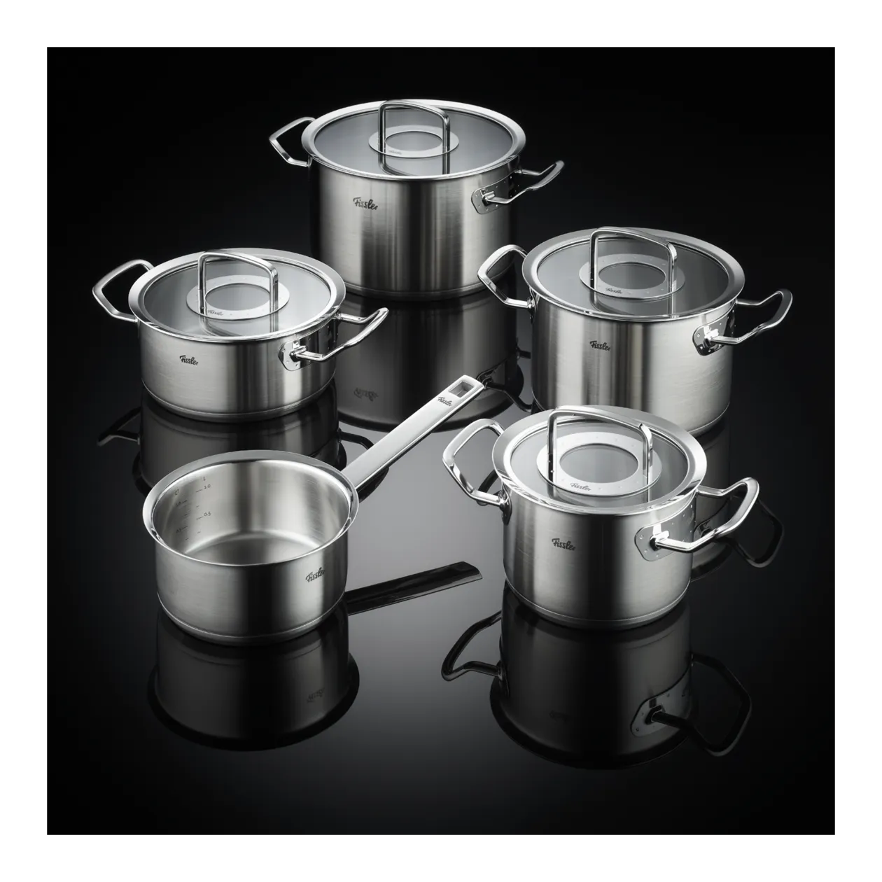 Fissler Original-Profi Collection® Batterie de cuisine, 5 pièces, argenté