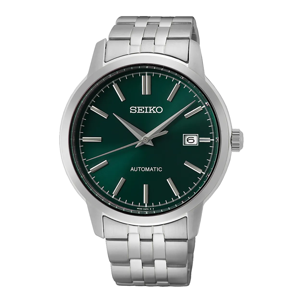 Seiko Montre automatique, argenté/vert