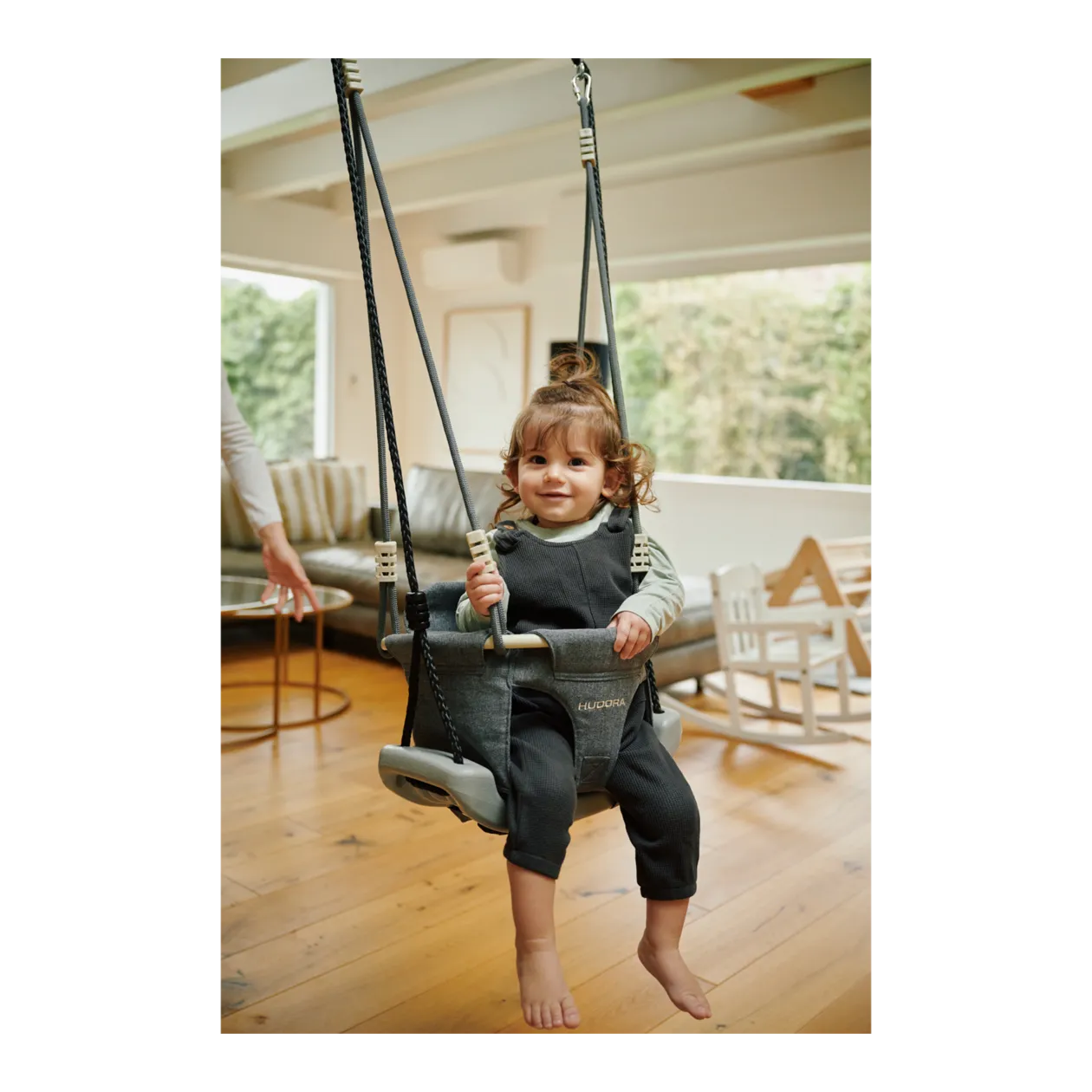 HUDORA Toddler Seggiolino per altalena, grigio