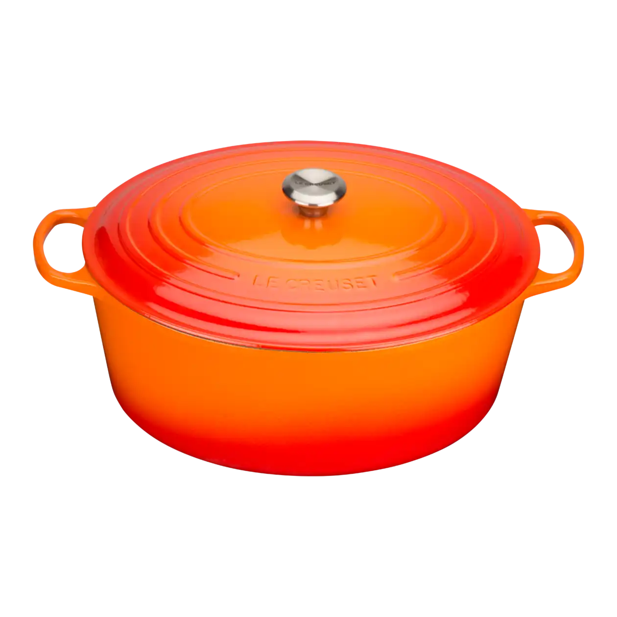 Le Creuset « Signature » Cocotte ovale, 40 cm, volcanique