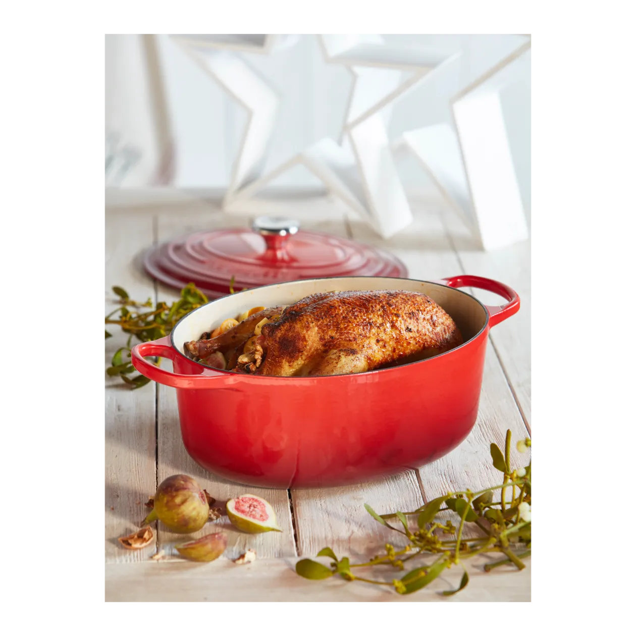 Le Creuset Signature Collection Oval Casserole, 40 cm, Volcanic