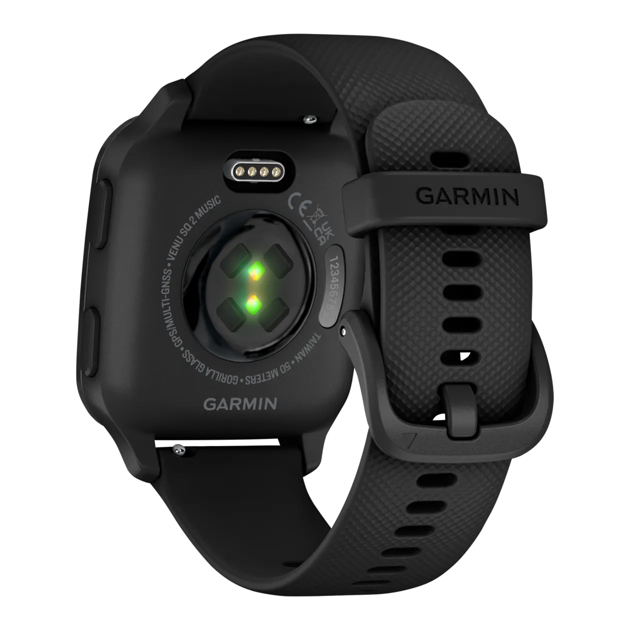 Garmin Venu® Sq 2 Music GPS-Fitness-Smartwatch, Black / Slate Grey