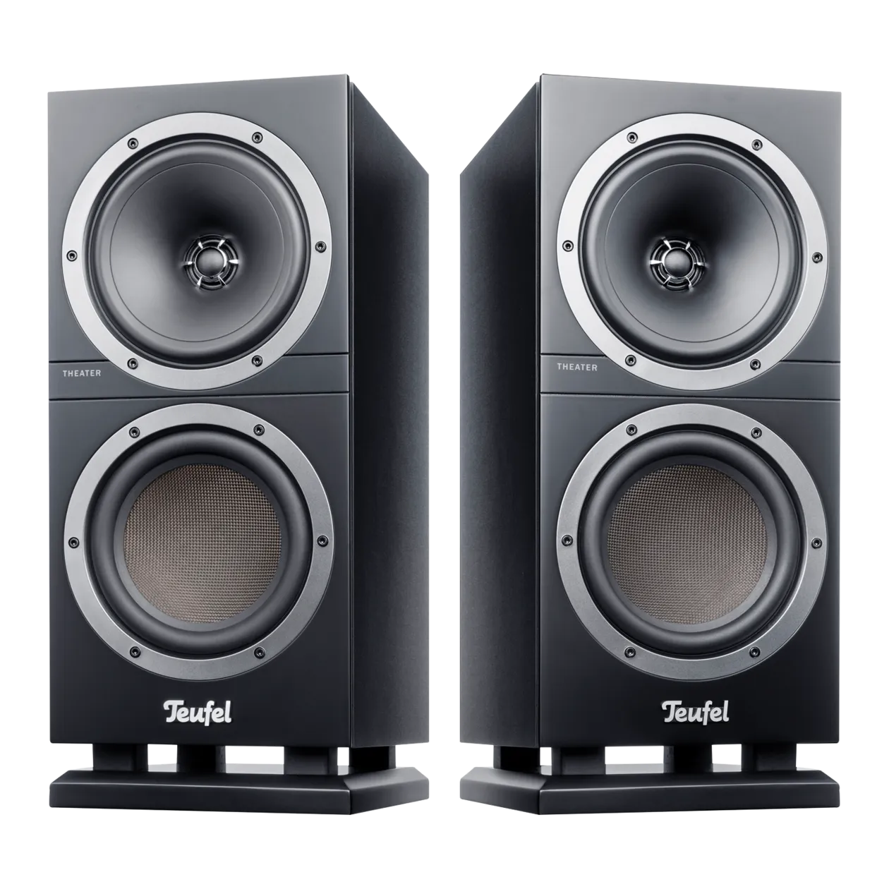 Teufel Theater 500S Stereo-Regallautsprecher, Schwarz