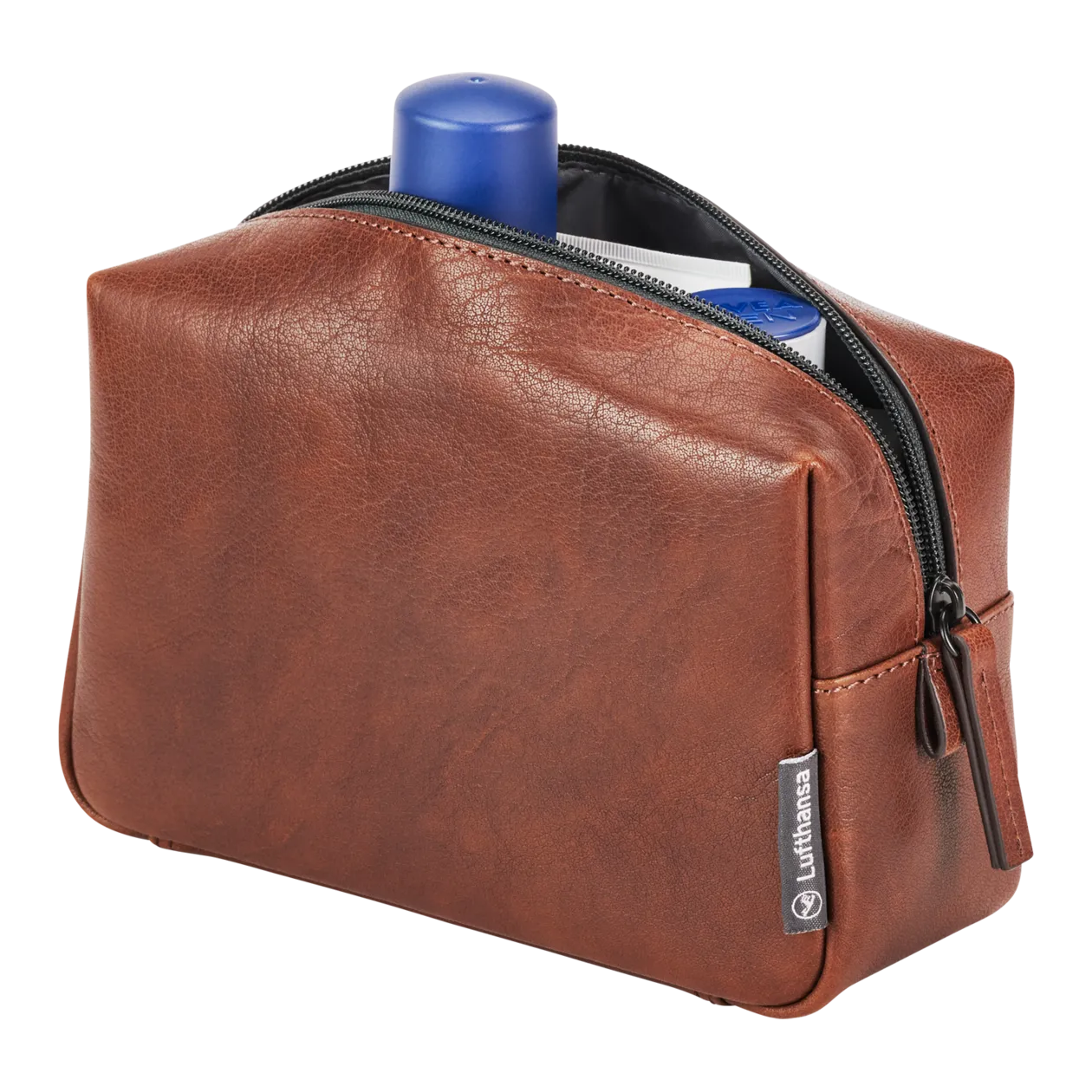 Lufthansa Trousse de toilette, Cognac