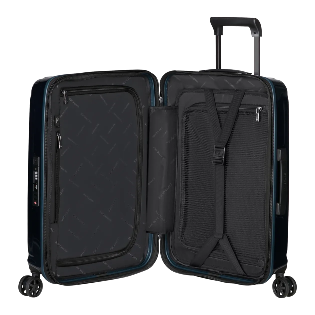 Samsonite Nuon Spinner 55/20 Cabin Trolley (Expandable), Dark Blue