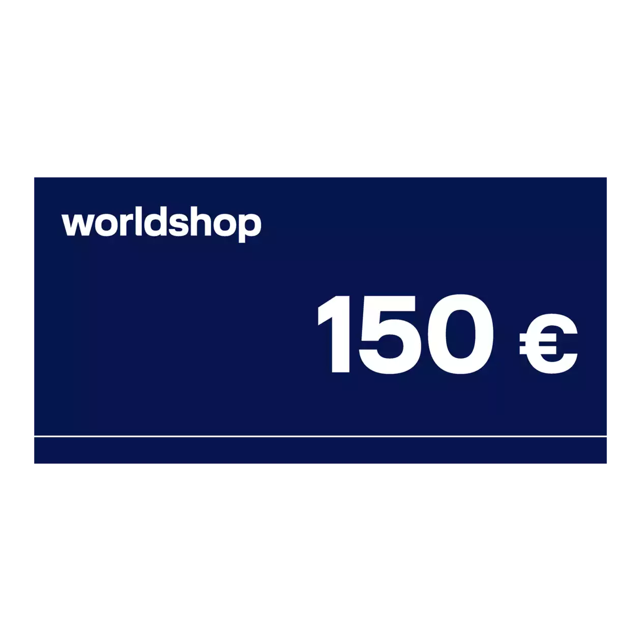 Worldshop digital gift voucher in the value of 150 €