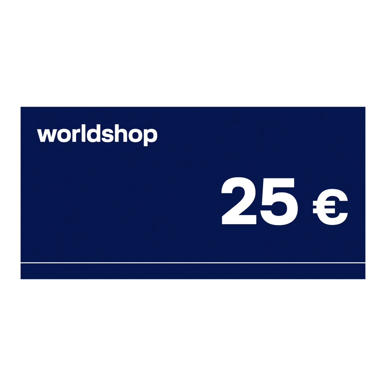 Digitaler Worldshop Geschenkgutschein im Wert von 25 € (Meilen einlösen)