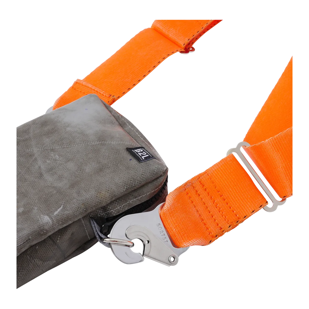 BAG TO LIFE Jettainer ULD Sac bandoulière, Signal Orange / Aviation Grey