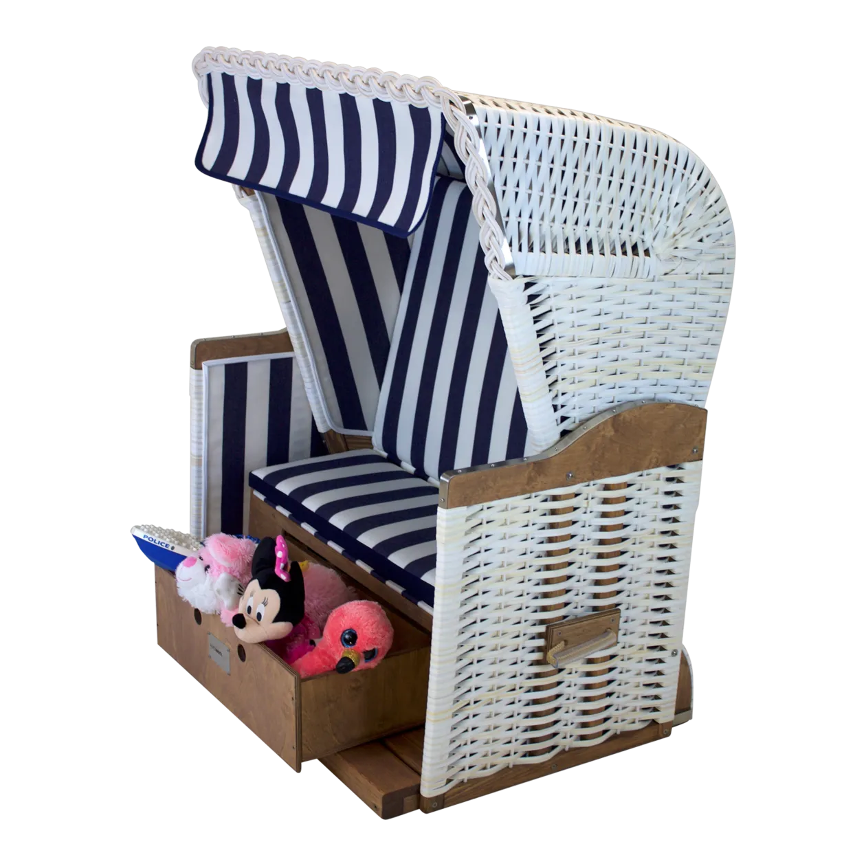 KAISERKORB Junior Corbeille de plage pour enfants, Baltic Stripes