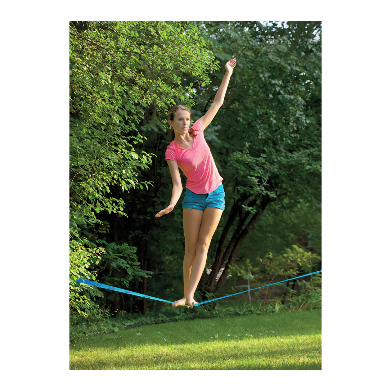 Slackers Slackline Classic Kit avec ligne d'apprentissage et protection d'arbre