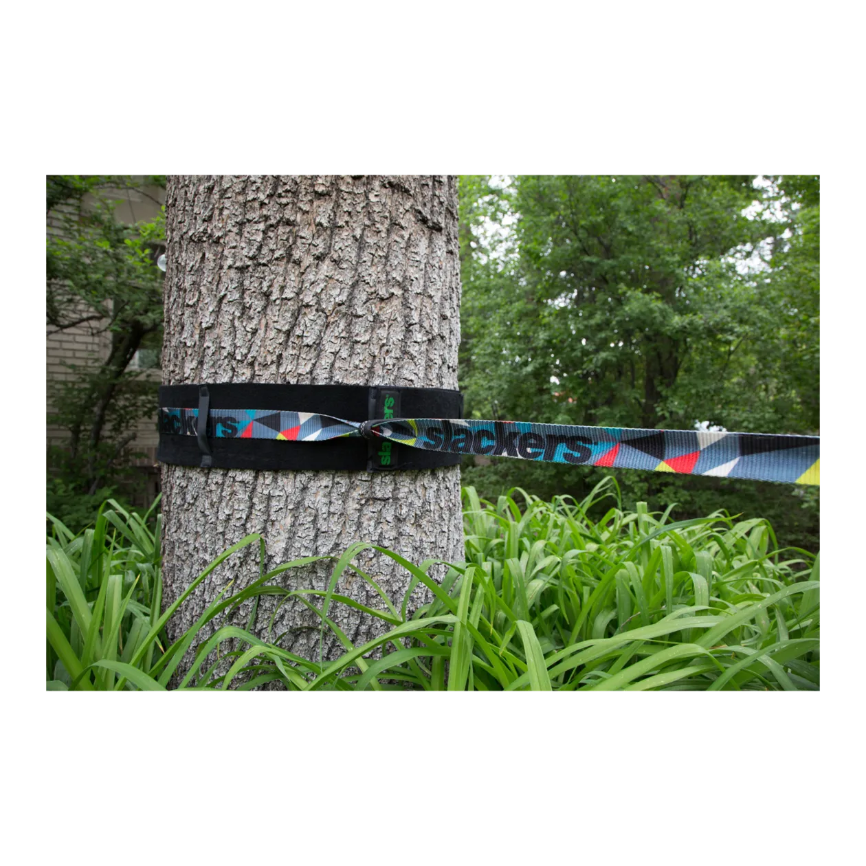 Slackers Slackline Classic Kit avec ligne d'apprentissage et protection d'arbre