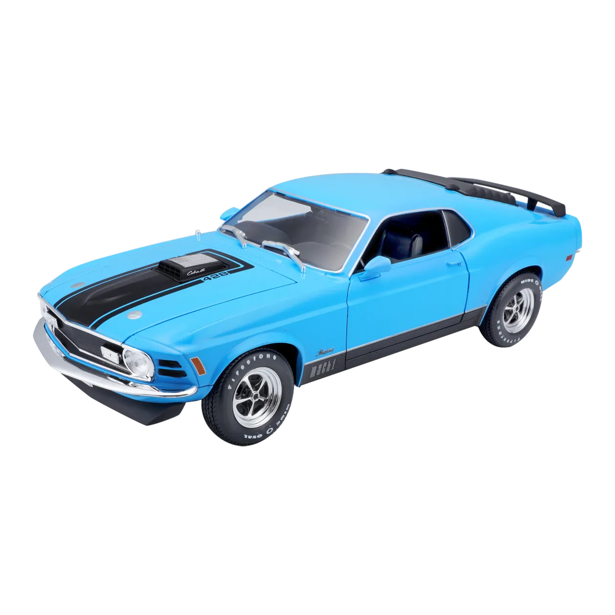 Maisto Ford Mustang Mach Modellino di auto, 1:18, blu