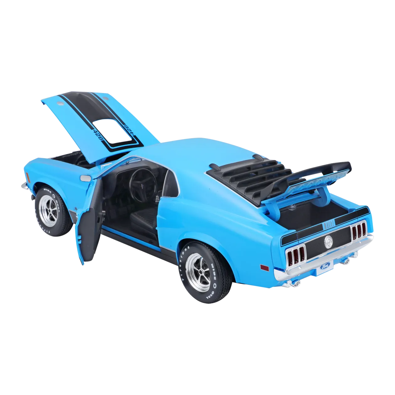 Maisto Ford Mustang Mach Modellino di auto, 1:18, blu