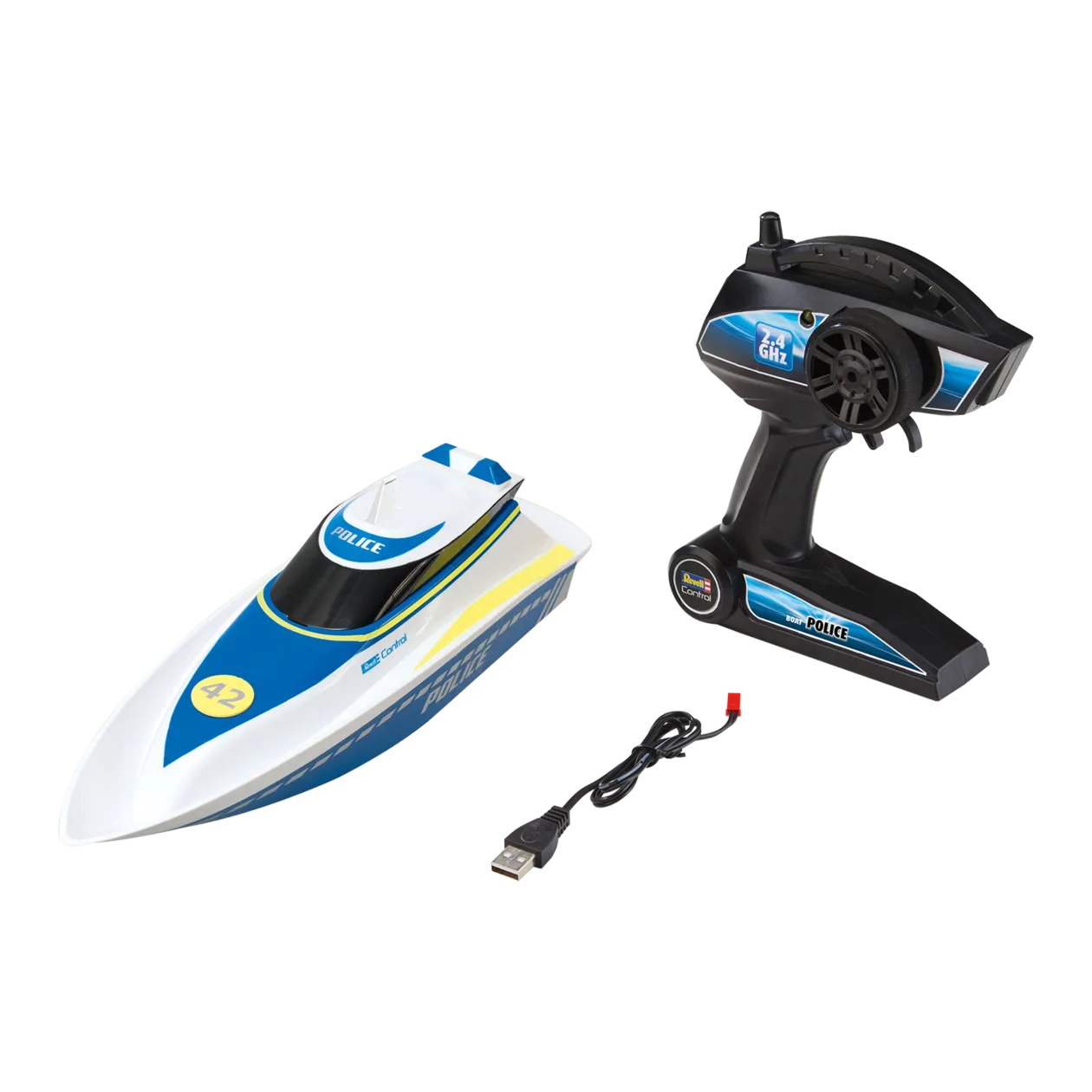 Revell Control RC « Police » Bateau de police télécommandé