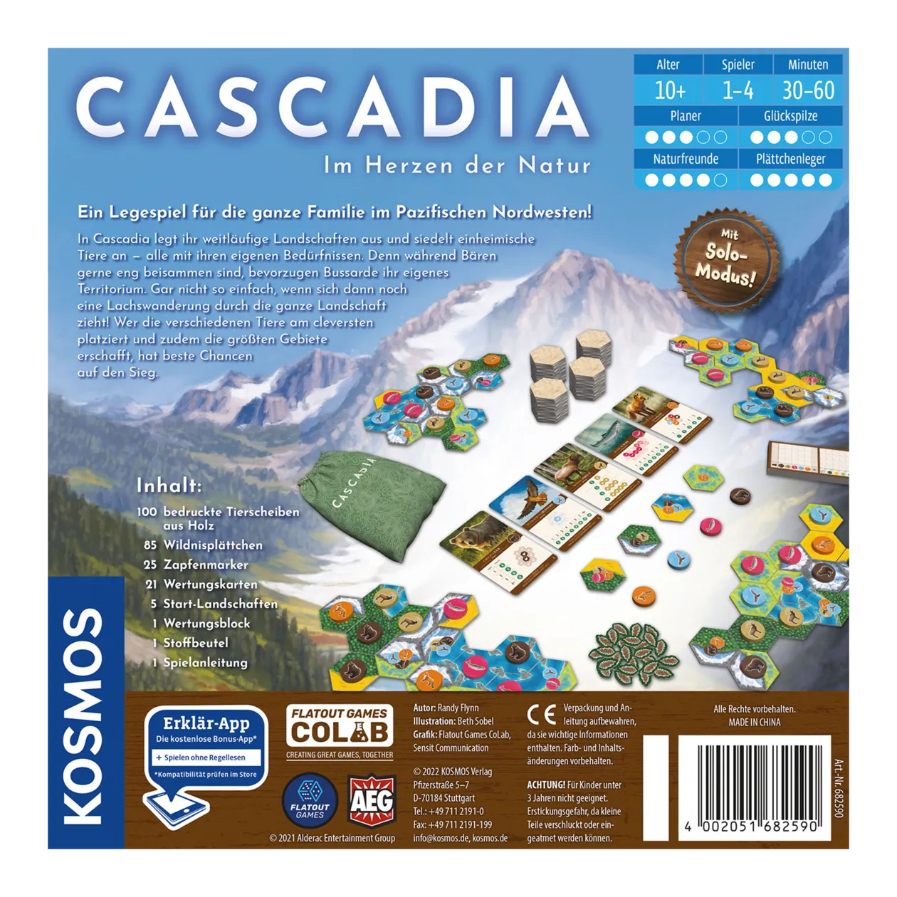 KOSMOS Cascadia Gioco da tavolo