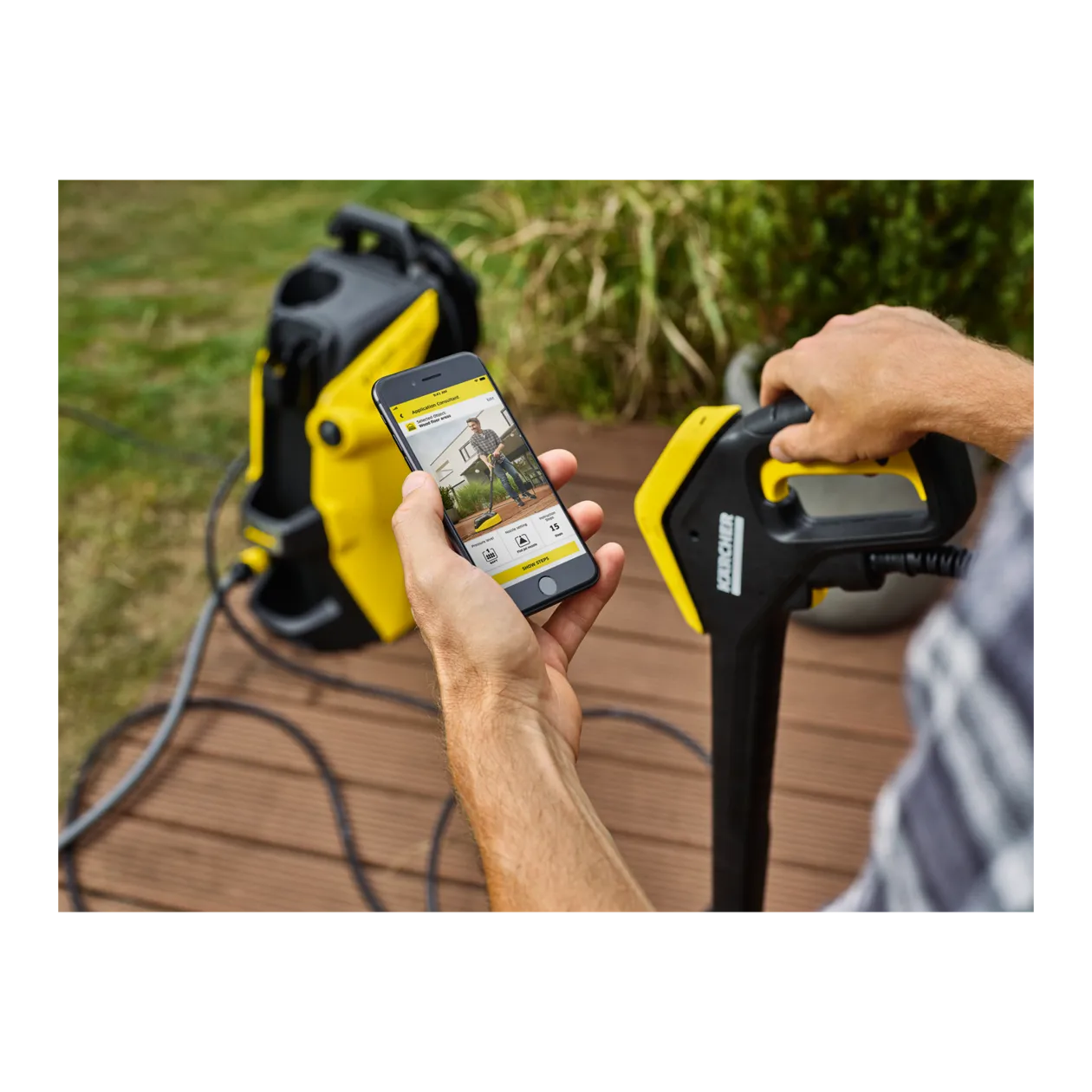 Kärcher K 7 Premium Smart Control Pressure Washer, Yellow/Black