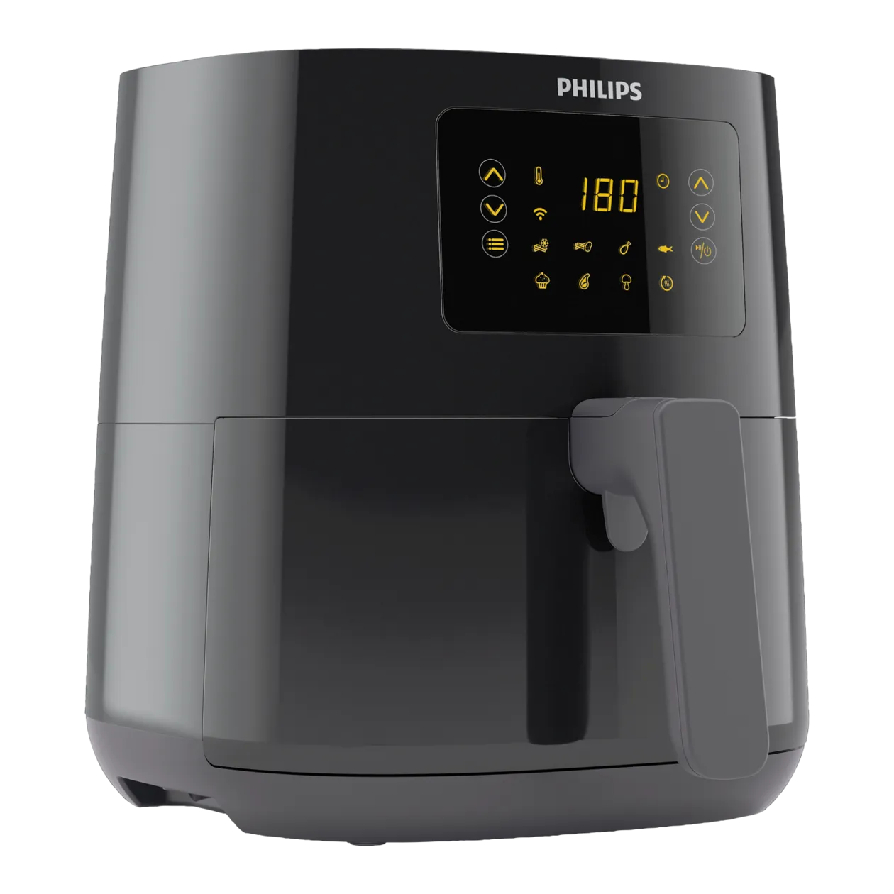 Philips Essential Connected Airfryer Compact Hot Air Fryer, Black