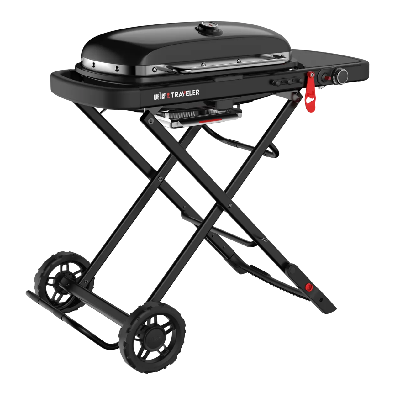 Weber® Traveler Stealth Barbecue à gaz, noir