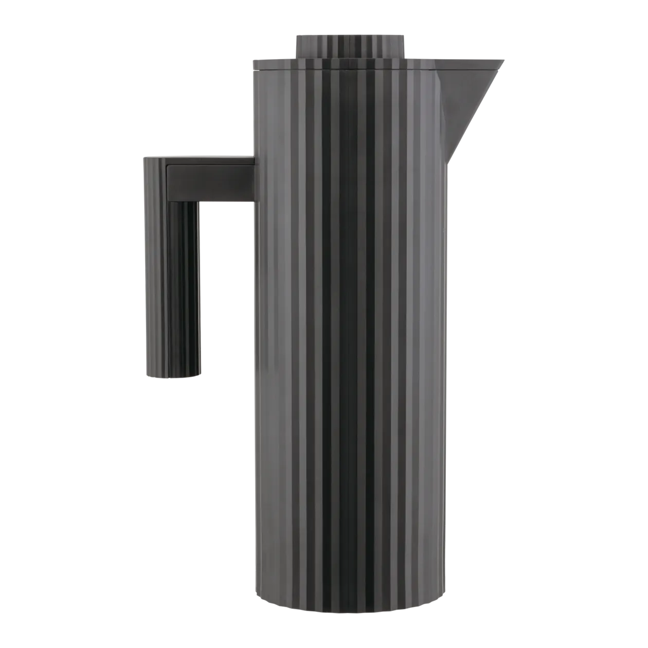 Alessi Plissé Collection Isolierkanne, 1 l, Schwarz